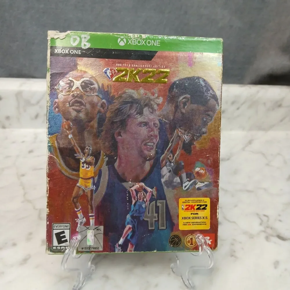 NBA 2K22 NBA 75th Anniversary Edition Xbox One Video Game 4K HDR